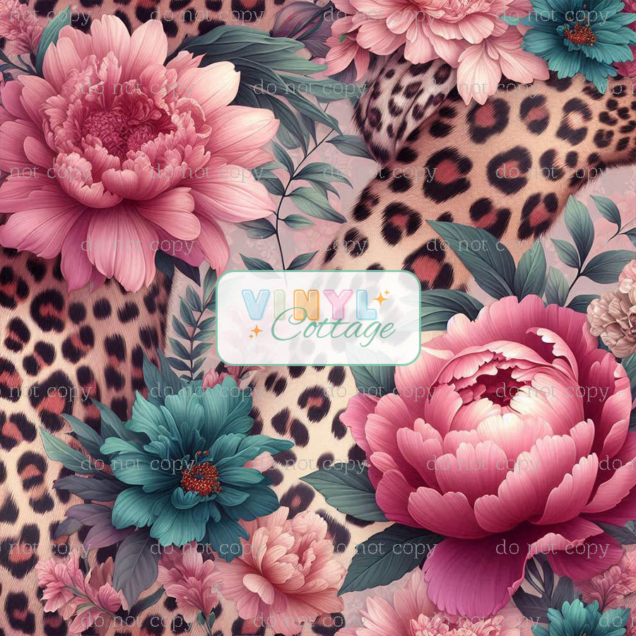 Leopard Peonies ~ 1232