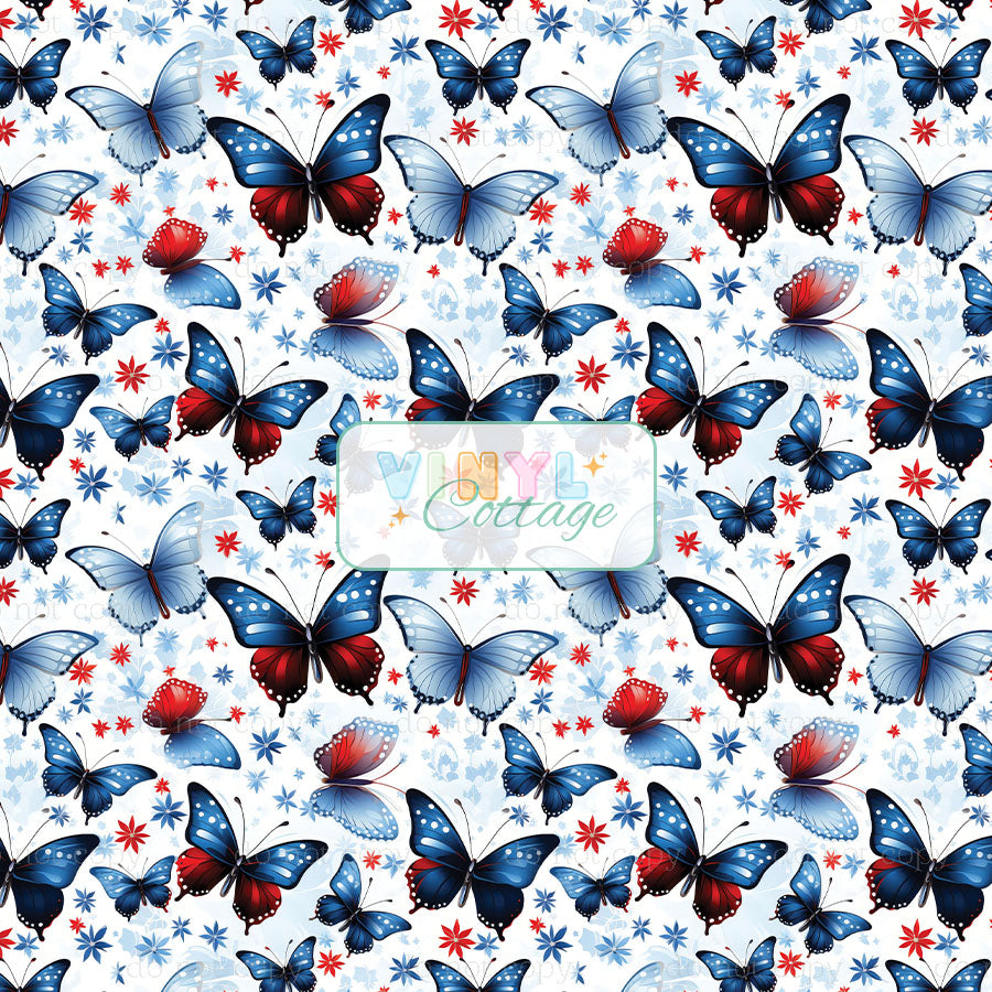 Patriotic Butterflies