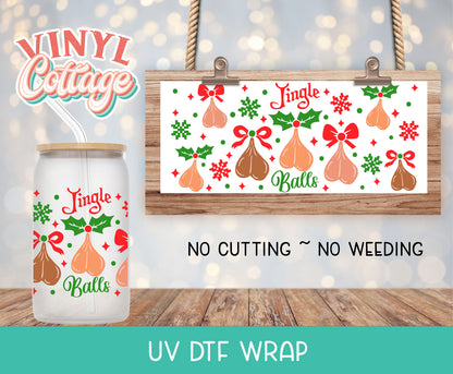 19UV Jingle Balls ~ UV DTF Wrap