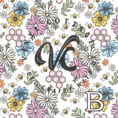 Floral Bee ~ BI08