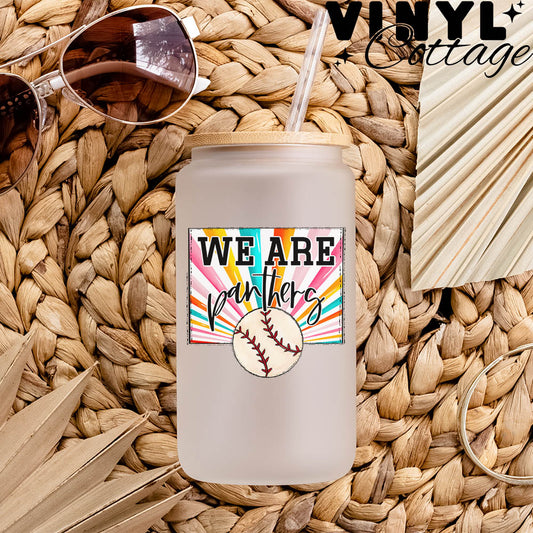 We Are Panthers ~ Baseball ~ UV DTF DECAL