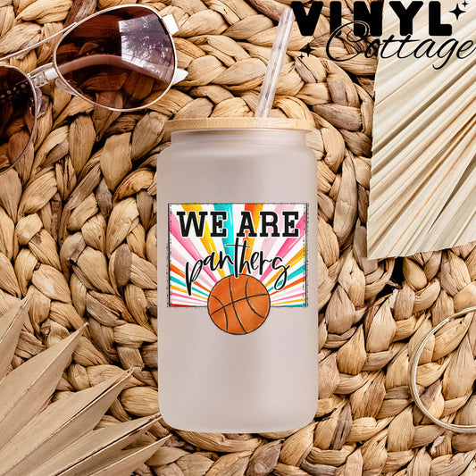 We Are Panthers ~ Basketball ~ UV DTF DECAL