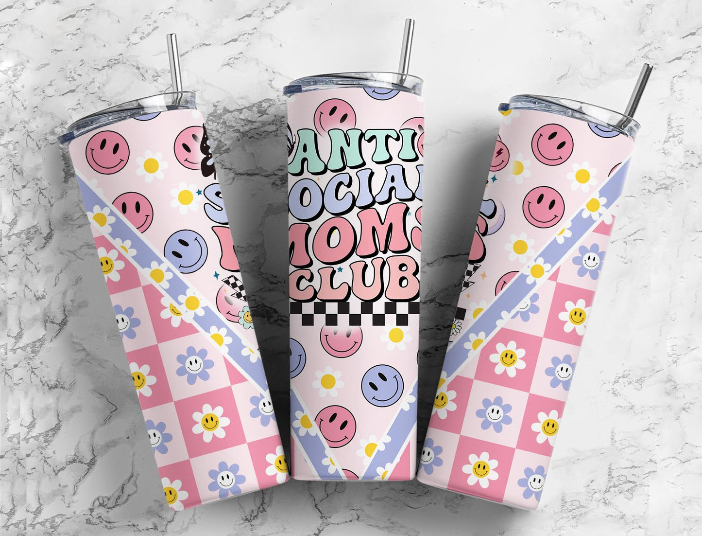 TW115 ~ Tumbler Wrap ~ Anti Social Moms Club