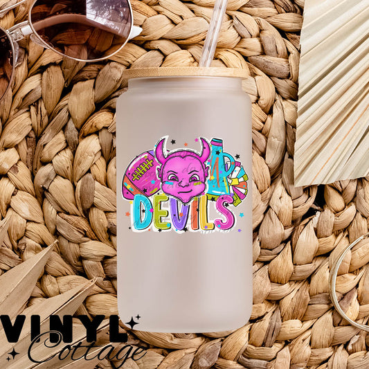 Bright Mascots ~ Devils ~ UV DTF DECAL