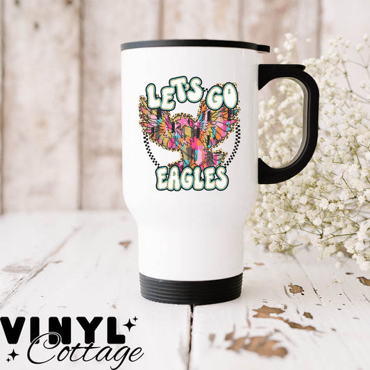 Painted Mascot ~ Eagles ~ UV DTF DECAL