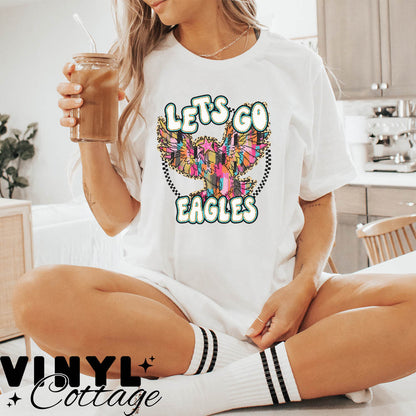 Painted Mascot ~ Eagles ~ DTF Transfer