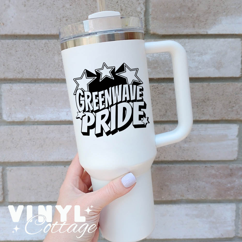 Greenwave Pride ~ UV DTF DECAL