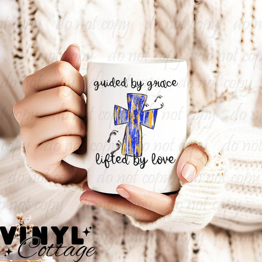 Guided By Grace ~ UV DTF DECAL