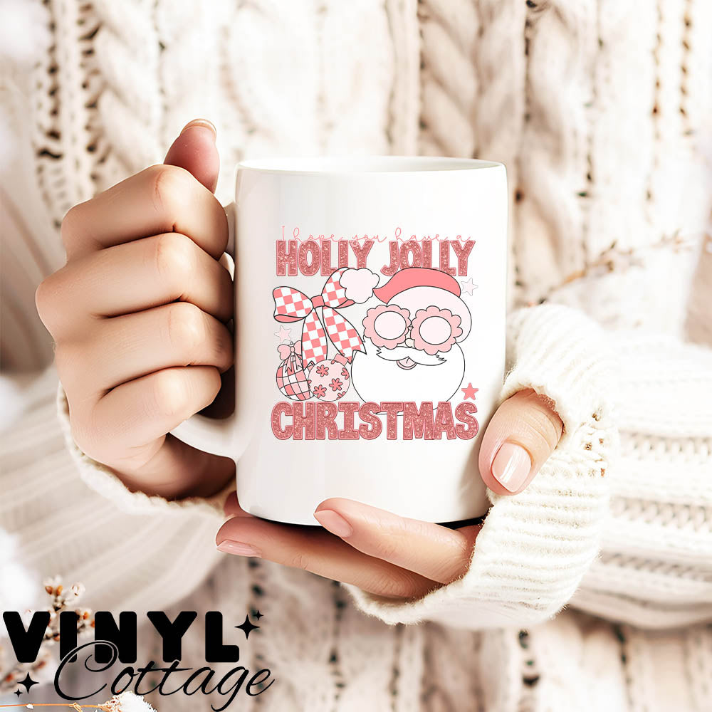 Holly Jolly ~ UV DTF DECAL