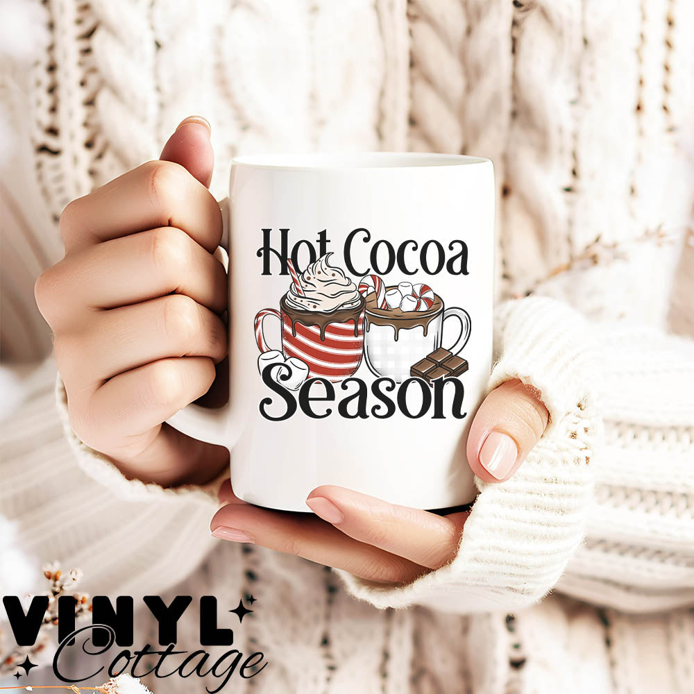 Hot Cocoa Season ~ UV DTF DECAL