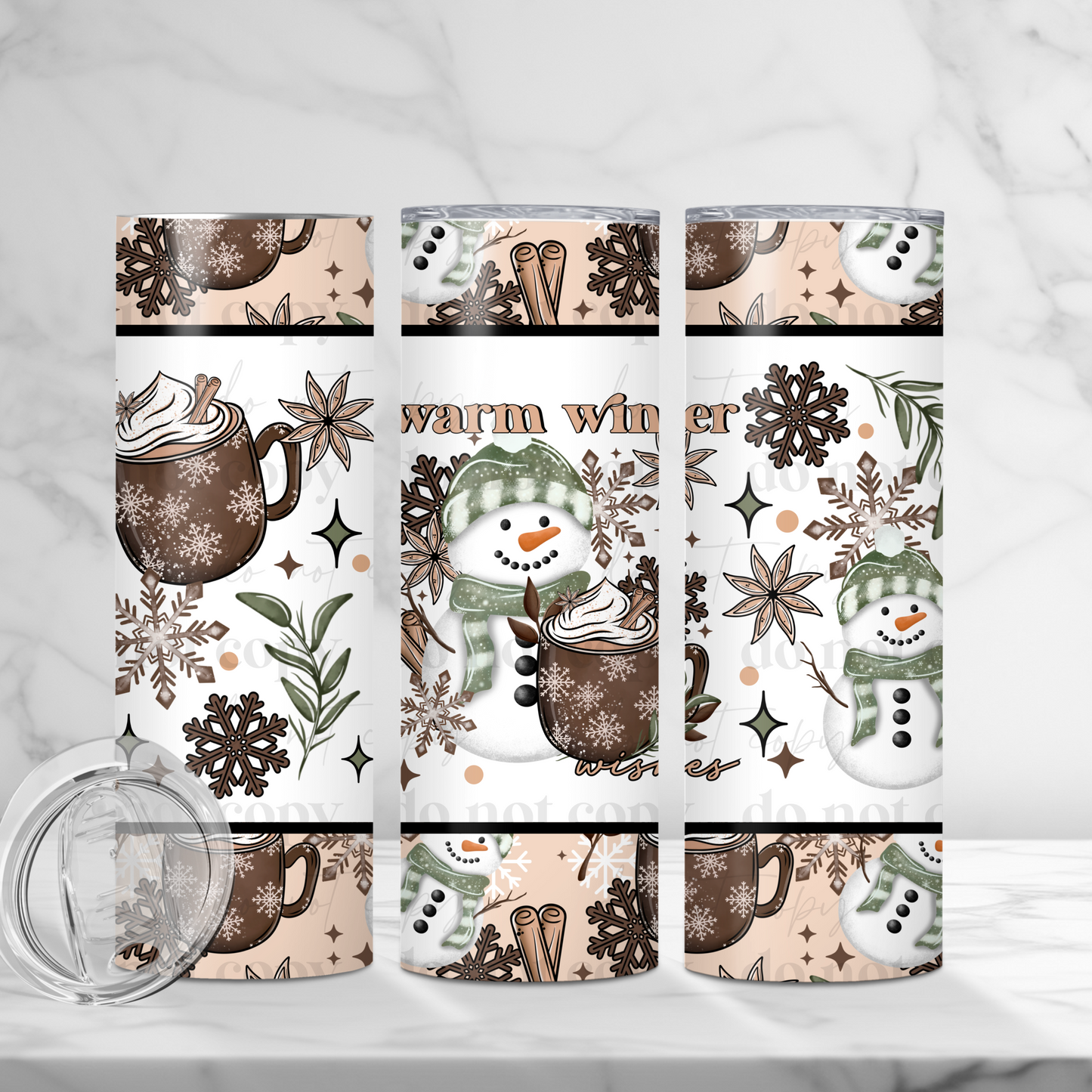 TW133 ~ Tumbler Wrap ~ Warm Winter Wishes