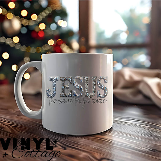 Jesus Rhinestone ~ UV DTF DECAL