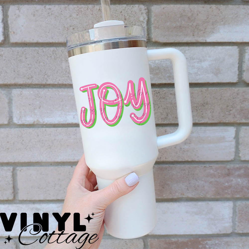 Joy ~ UV DTF DECAL