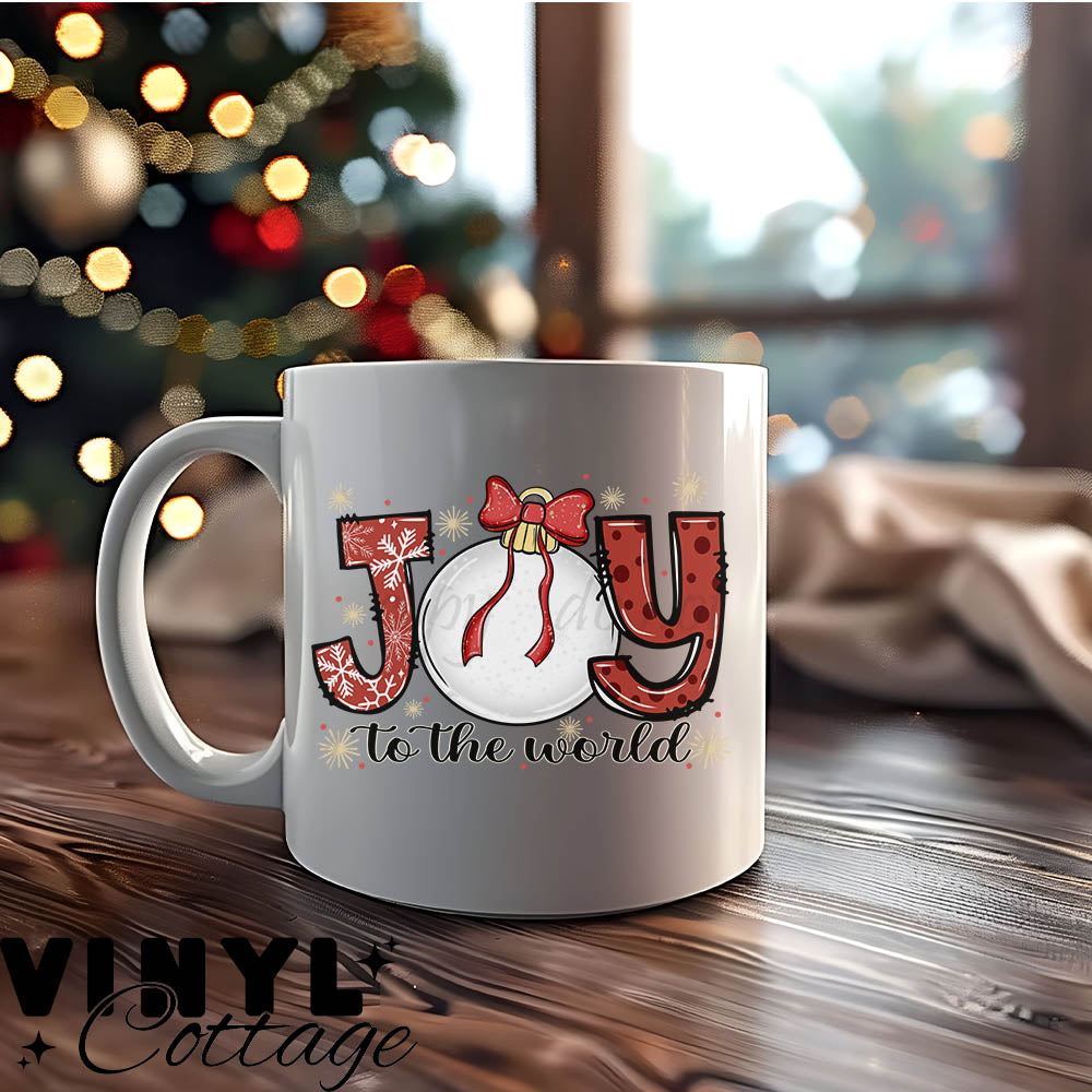 Joy To The World ~ UV DTF DECAL