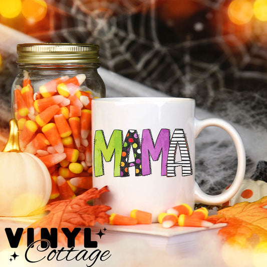 Halloween Name Cups ~ Mama ~ UV DTF DECAL