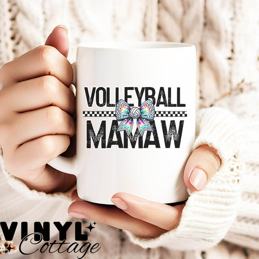 Volleyball Mamaw ~ UV DTF DECAL