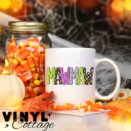 Halloween Name Cups ~ Mawmaw ~ UV DTF DECAL