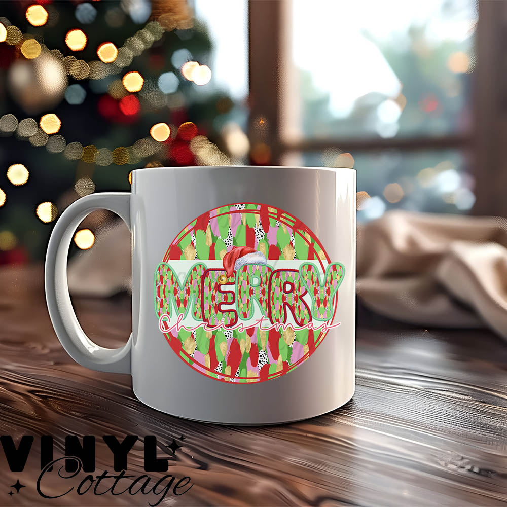 Merry Christmas ~ UV DTF DECAL