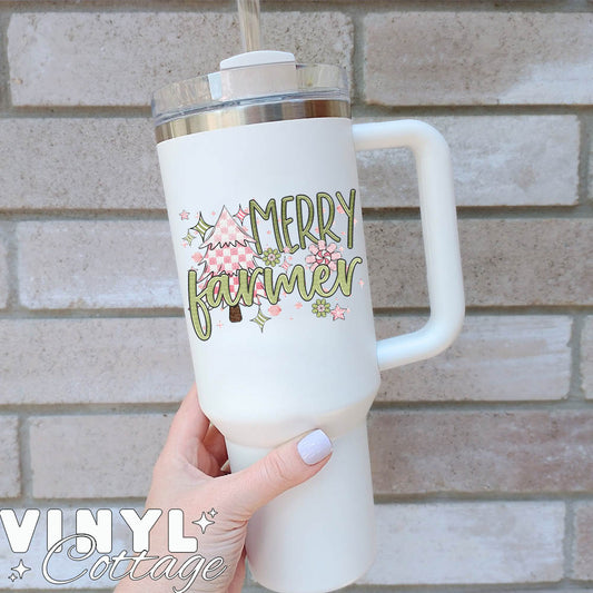 Merry Farmer ~ UV DTF DECAL