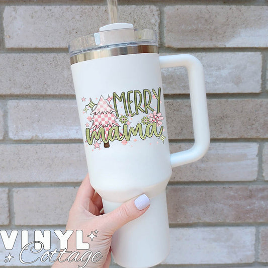 Merry Mama ~ UV DTF DECAL