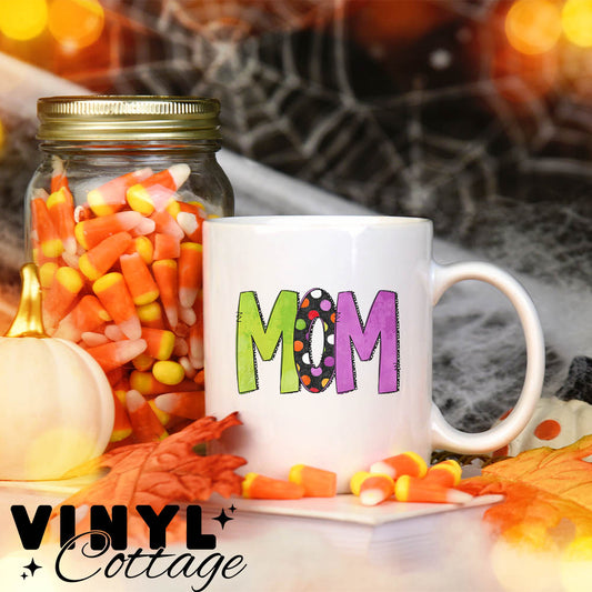 Halloween Name Cups ~ Mom ~ UV DTF DECAL