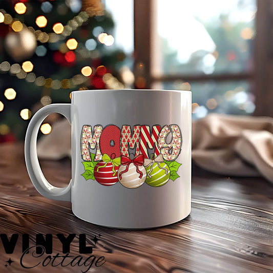 Christmas Bell ~ Mommy ~ UV DTF DECAL