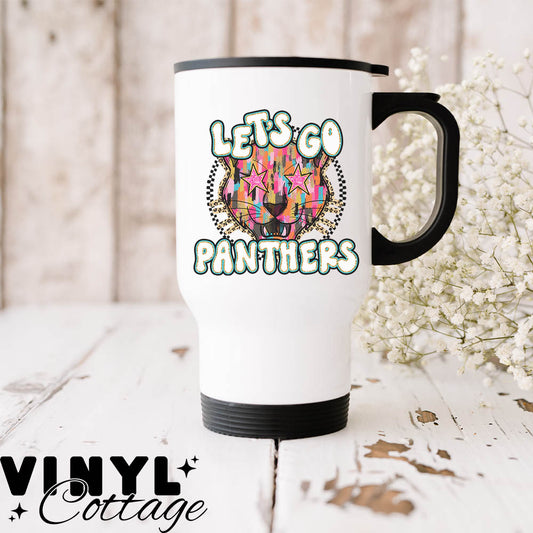 Painted Mascot ~ Panthers ~ UV DTF DECAL