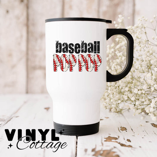 Baseball Pop Pop ~ Baseball Names ~ UV DTF DECAL