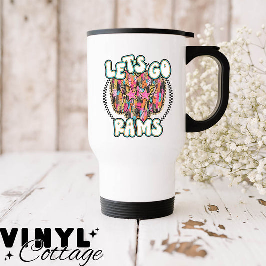 Painted Mascot ~ Rams ~ UV DTF DECAL