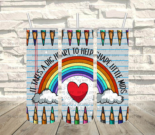 TW114 ~ Tumbler Wrap ~ Big Heart Little Minds