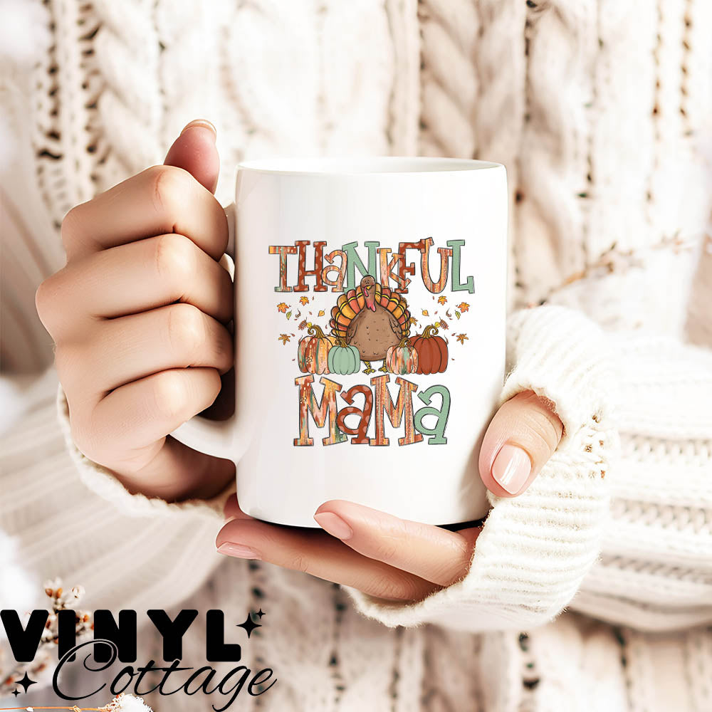 Thankful Mama ~ UV DTF DECAL