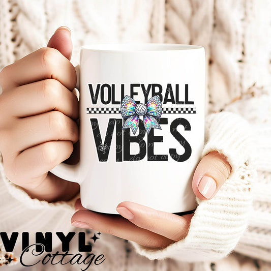 Volleyball Vibes ~ UV DTF DECAL