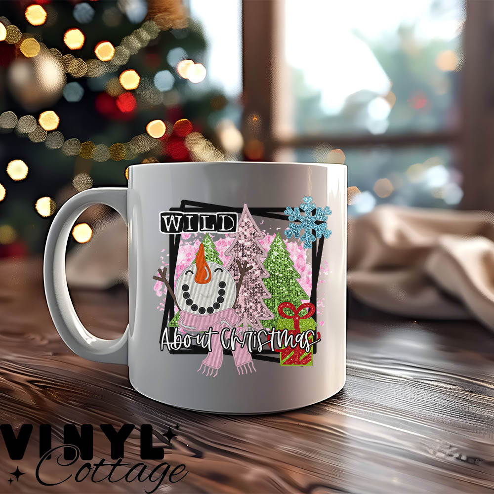 Wild About Christmas ~ UV DTF DECAL