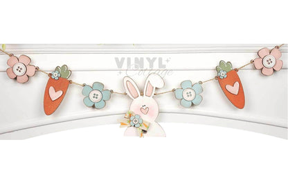 Bunny and Carrot Banner DIY Kit