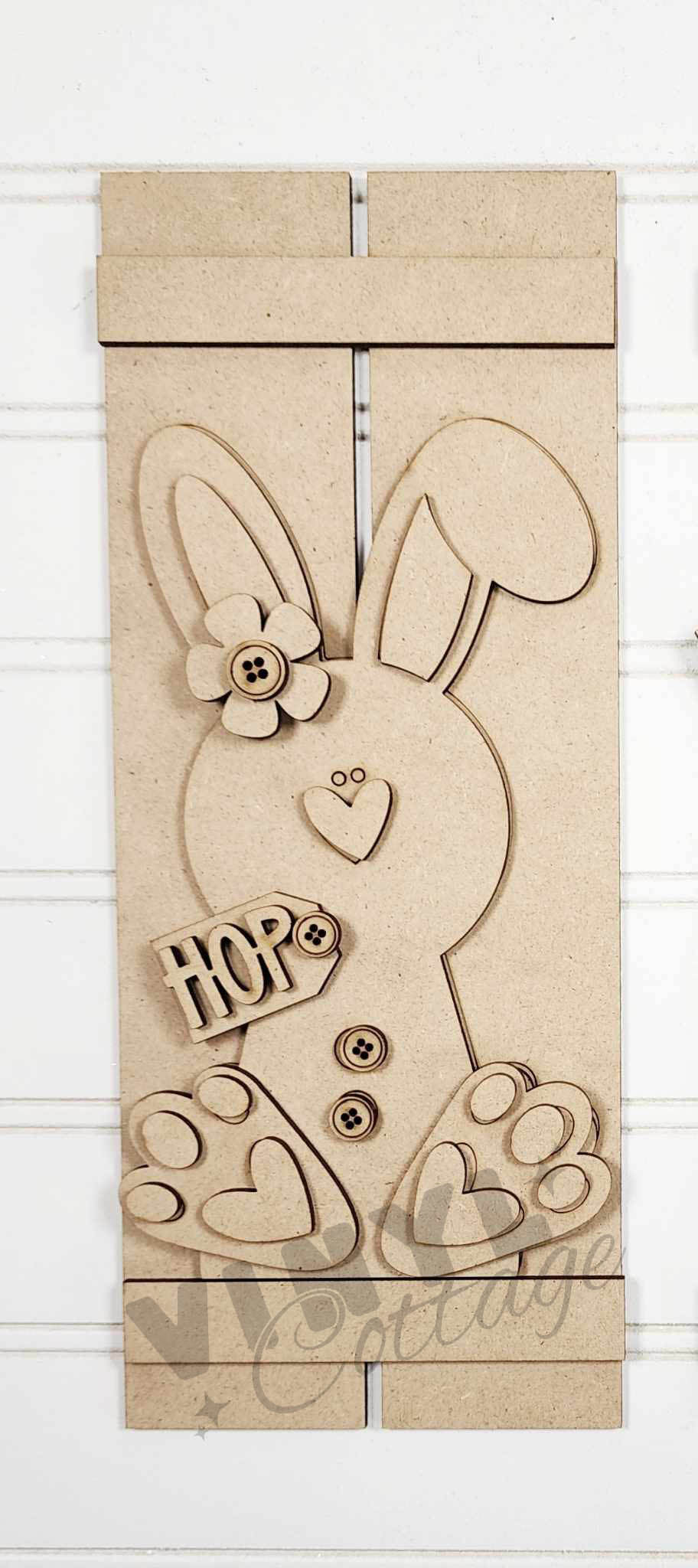 Bunny Table Top Pallet Sign DIY Kit