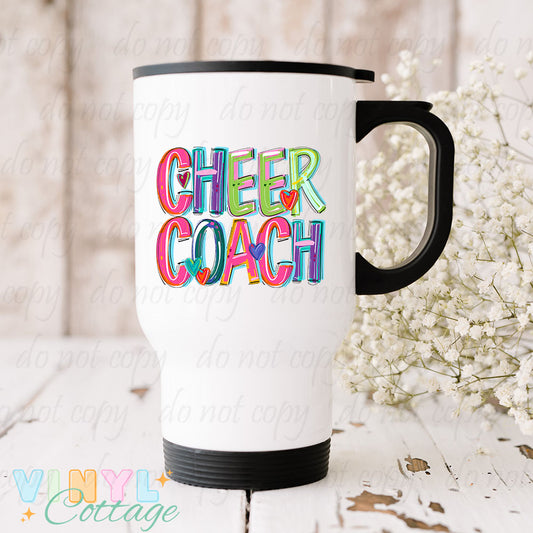 Cheer Coach ~ Cheery Words ~ UV DTF DECAL