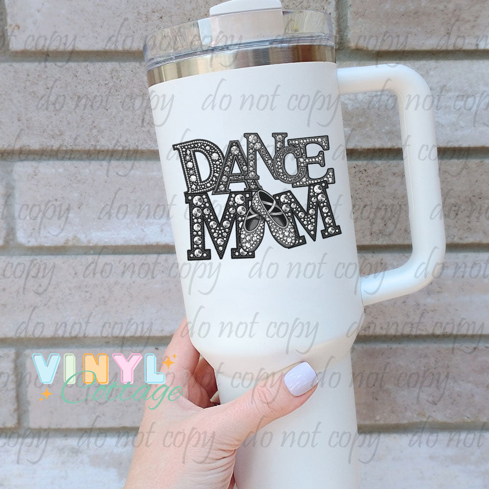 Rhinestone Sports Mom ~ UV DTF Transfers