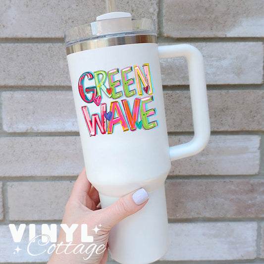 Greenwave ~ Cheery ~ UV DTF DECAL