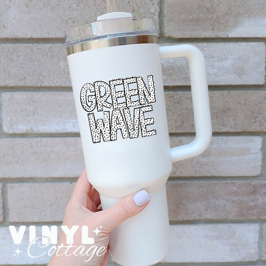 Greenwave ~ Dottie Lou ~ UV DTF DECAL