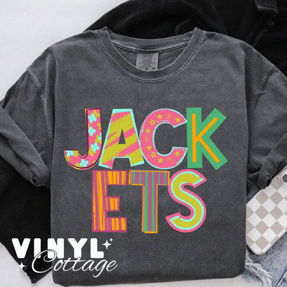 Jackets ~ Playful Patterns ~  DTF Transfer