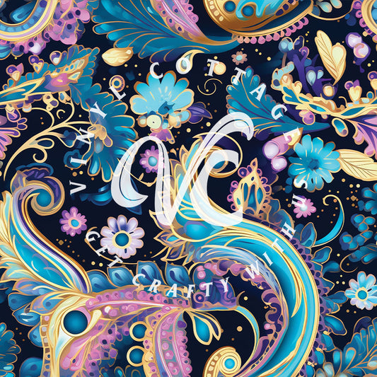 Pastel Paisley ~ KGD14