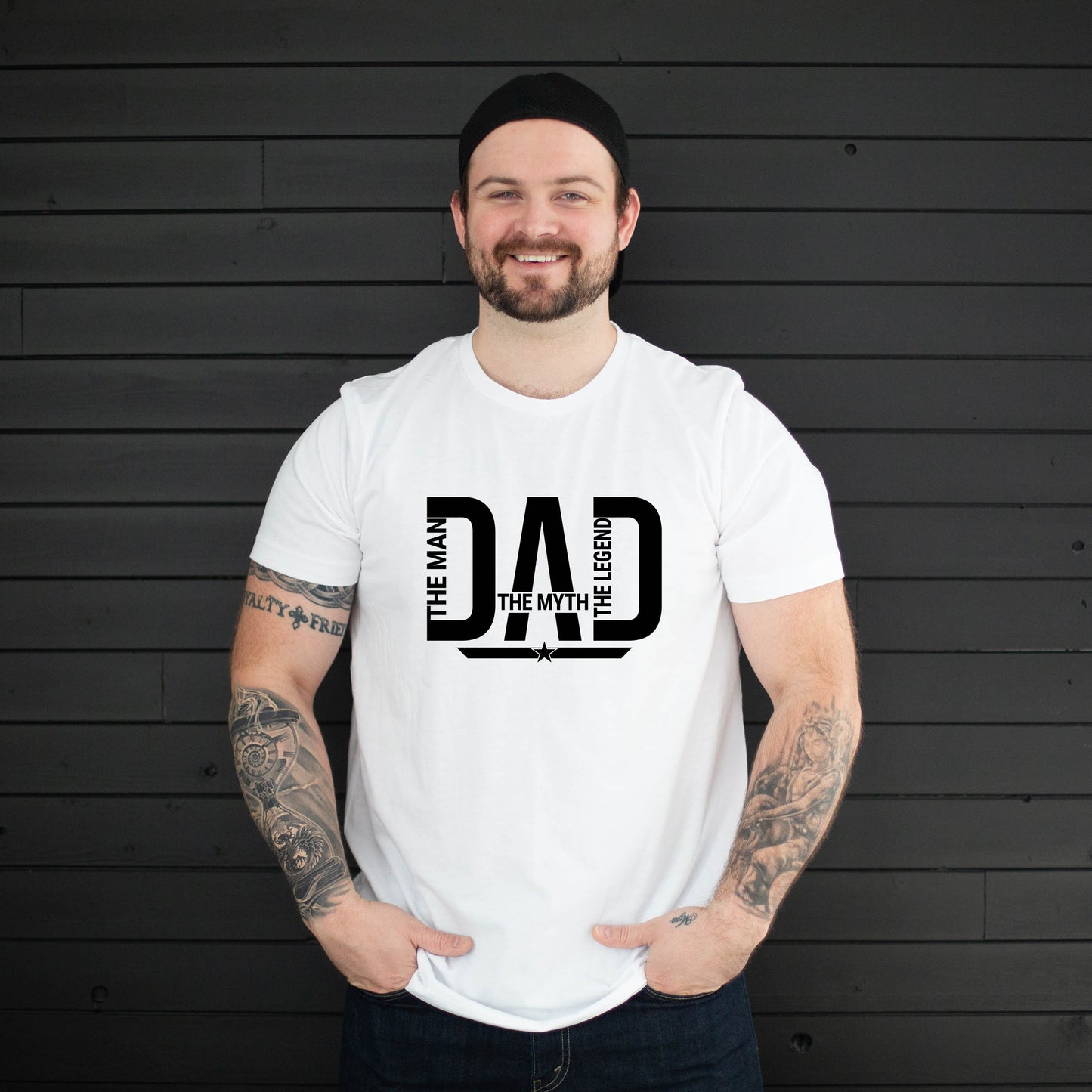 DAD The man They Myth The Legend ~ Graphic Tee