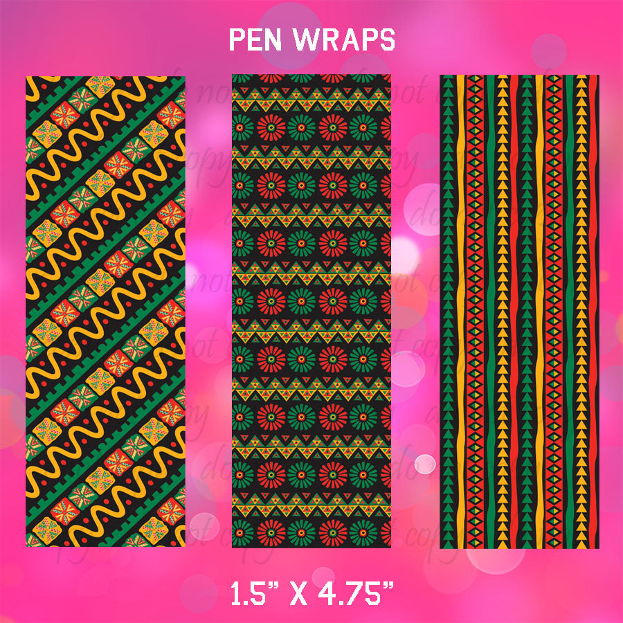 Pen Wraps ~ Black History