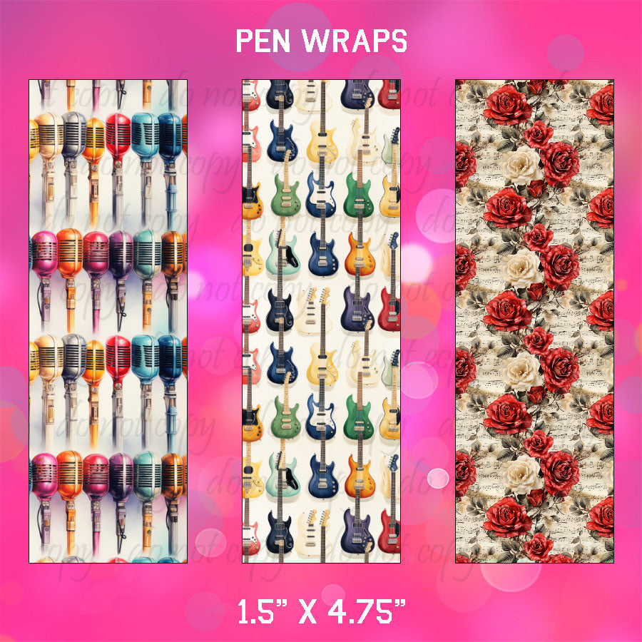 Pen Wraps ~ Music