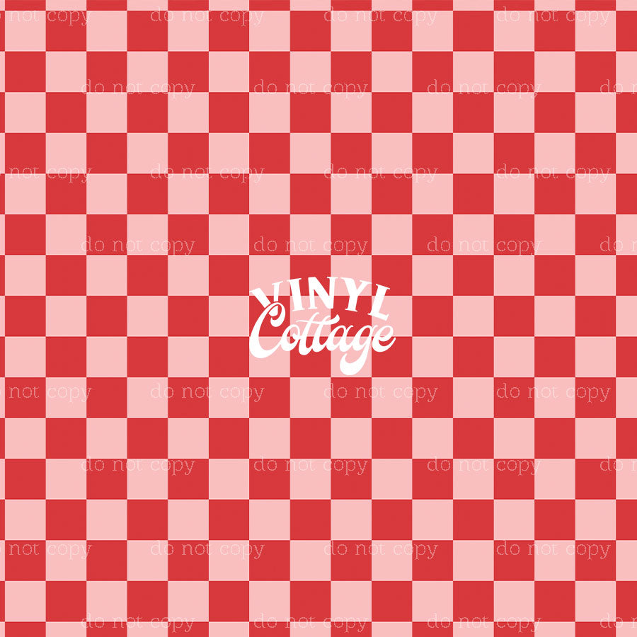 Red and Pink Check ~ PL12