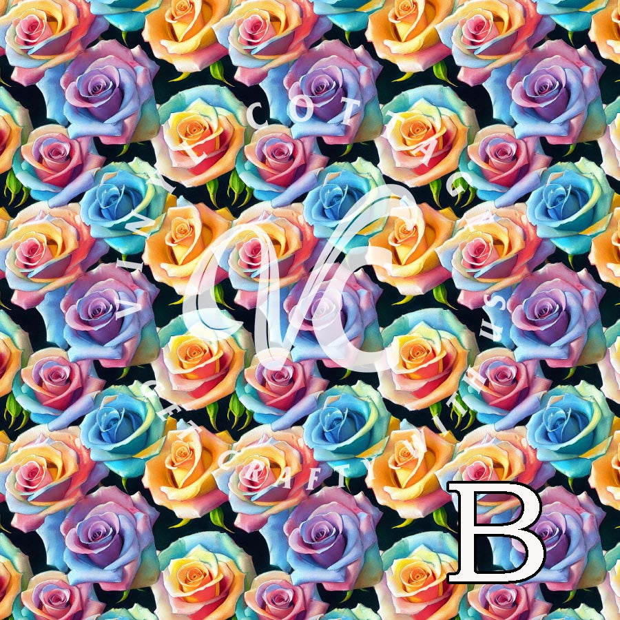 Rainbow Roses ~ FL38