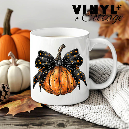 Star Coquette Pumpkin ~ UV DTF DECAL