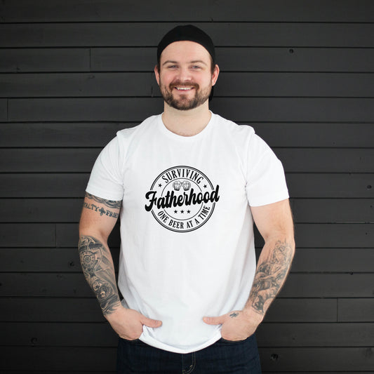 Surviving Fatherhood One Beer at a Time ~ Graphic Tee