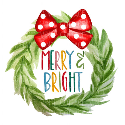 TR185 Merry and Bright Wreath