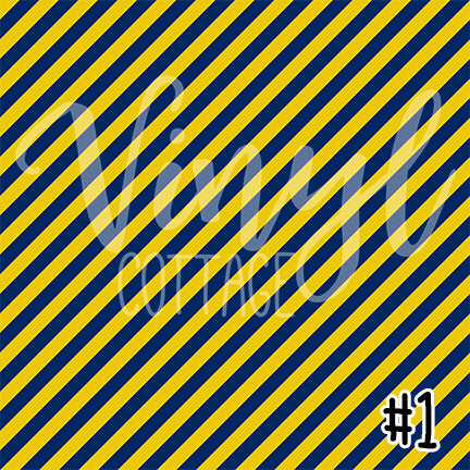 Navy and Yellow Patterns